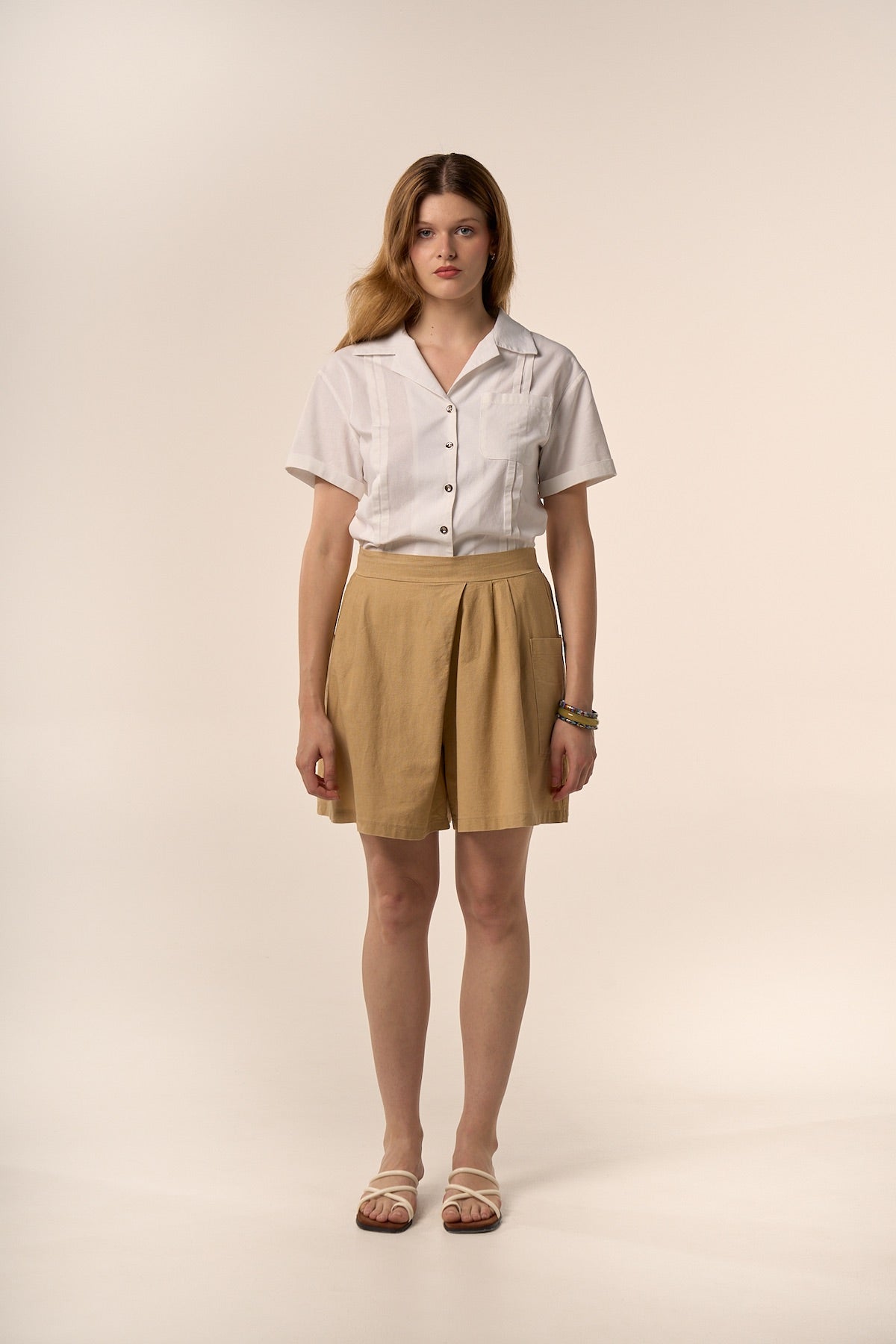 SHORT JASMINE MOUTARD