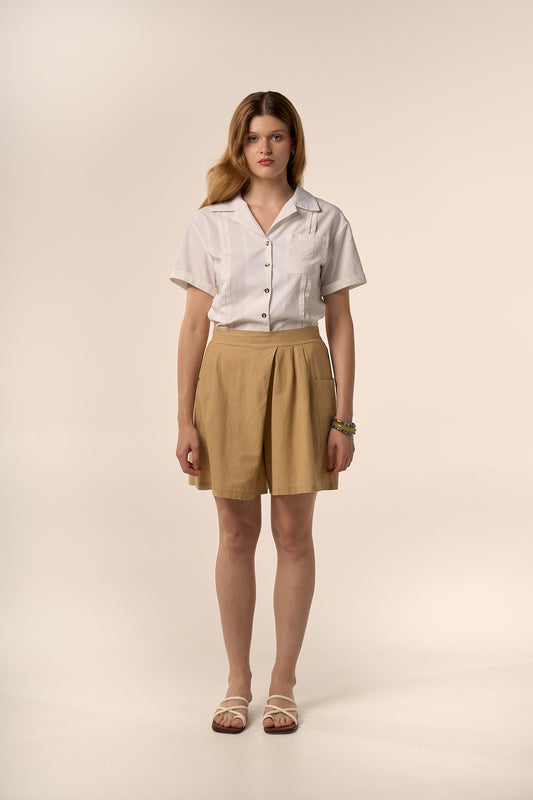 SHORT JASMINE MOUTARD