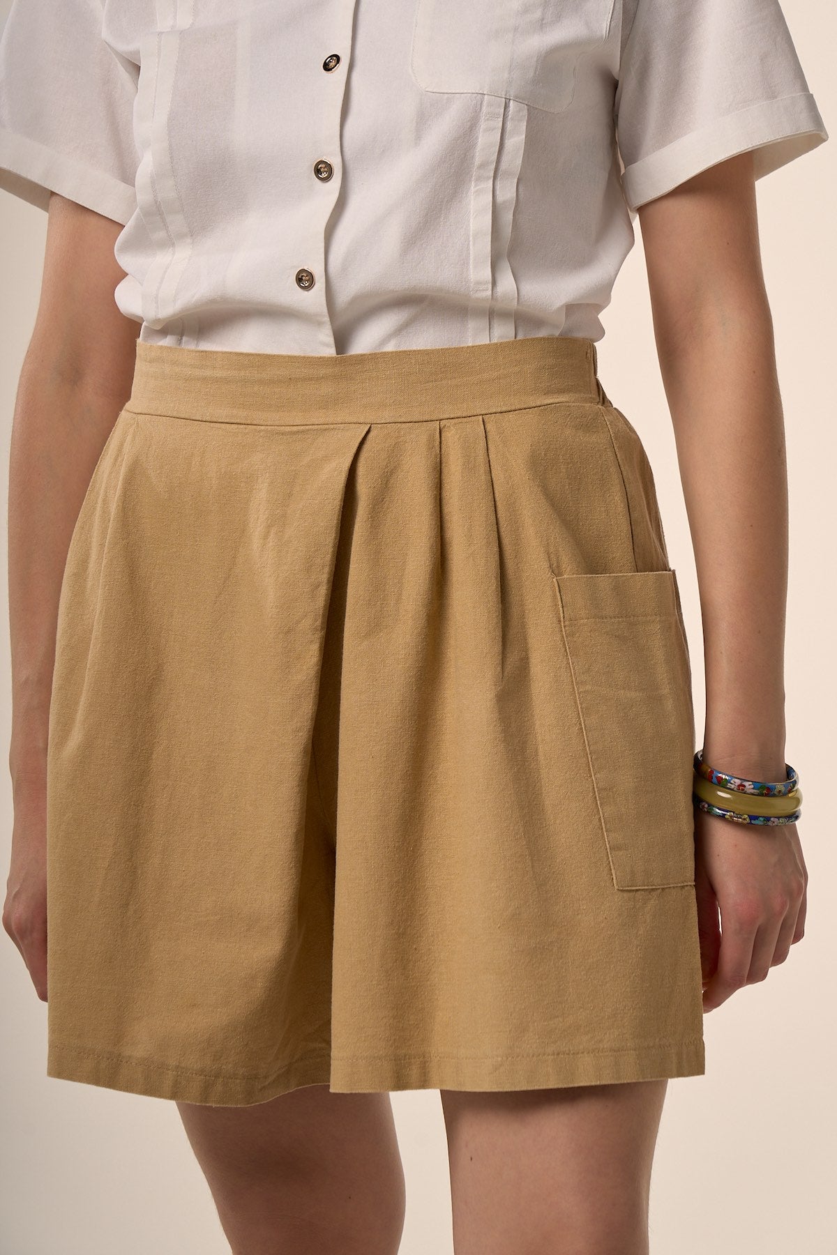 SHORT JASMINE MOUTARD