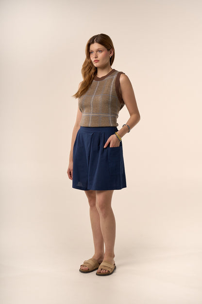 SHORT JASMINE BLEU MARINE