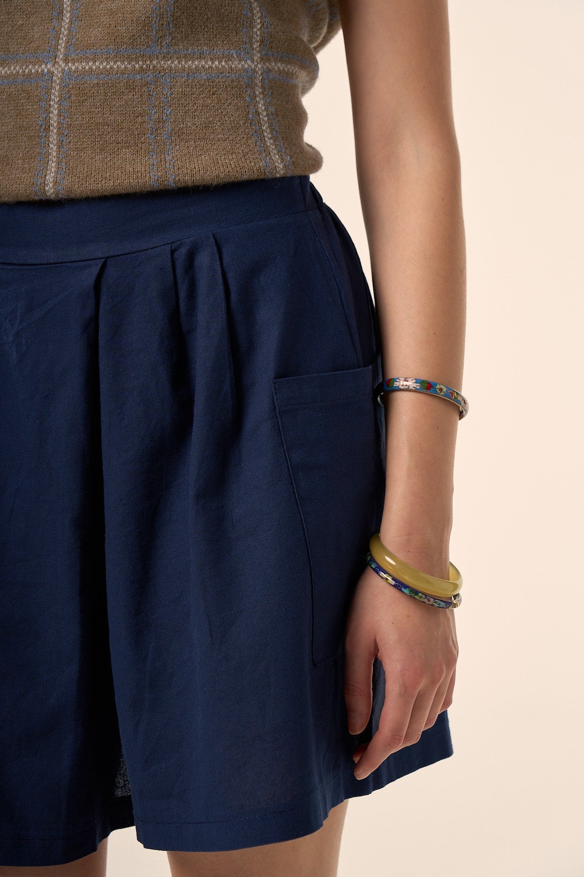 SHORT JASMINE BLEU MARINE