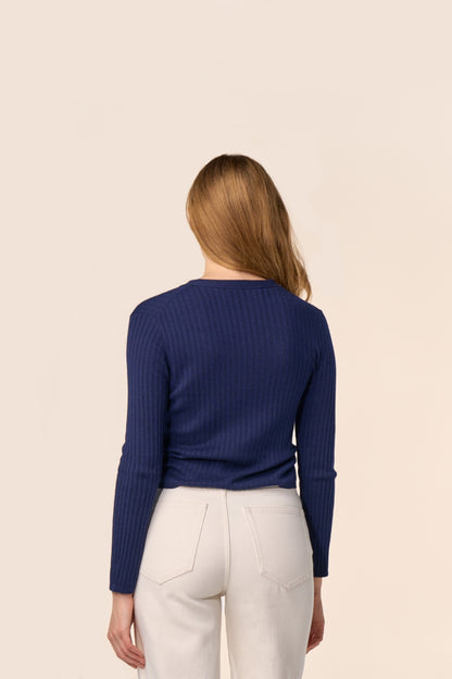 GILET KAIA BLEU MARINE