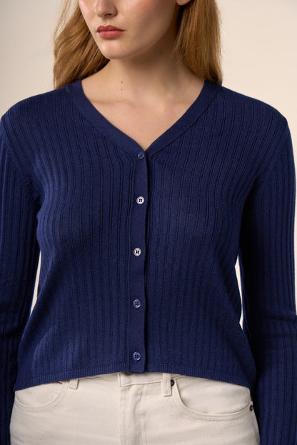 GILET KAIA BLEU MARINE