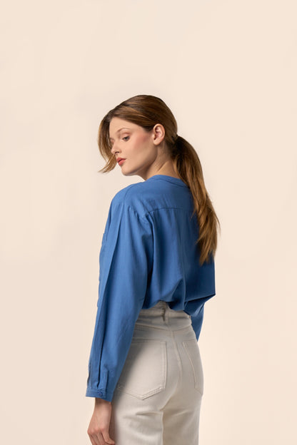 CHEMISIER CHLOE BLEU