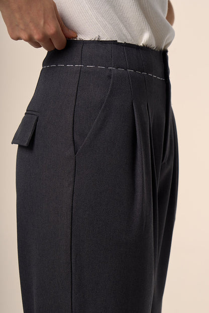 PANTALON CENDRÉ GRIS